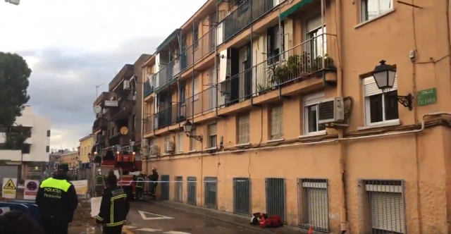 Tras el desprendimiento de la fachada de un edificio del centro urbano, Somos Pozuelo exige “inversiones urgentes”