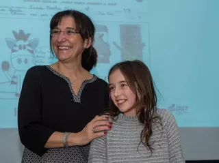 Isabela Morillas Majer, alumna del colegio Los Ángeles ganadora regional del concurso de seguridad vial “Ahora vamos andando al cole”