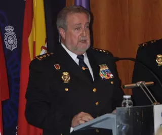 Presentación de Juan Miguel Fernández Isla, Comisario Jefe de la Policía Nacional en Pozuelo