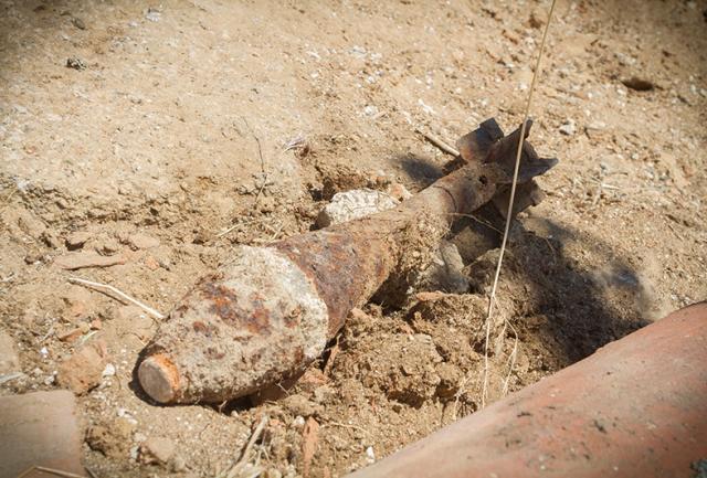 Localizada una bomba de la Guerra civil en Pozuelo