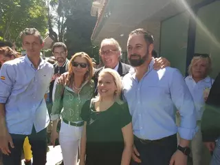 Santiago Abascal visita Pozuelo de Alarcón