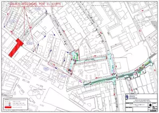 El Ayuntamiento informa de cortes de tráfico en las calles Norte y Las Flores, en el centro de la ciudad
