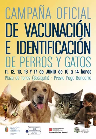 Pozuelo inicia la campaña de vacunación e identificación de perros y gatos