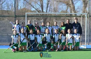 El equipo infantil femenino del Club Hockey Pozuelo se proclama campeón de la Liga Madrileña de Hockey Hierba