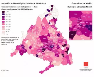 Pozuelo contabiliza 387 casos de personas infectadas por coronavirus