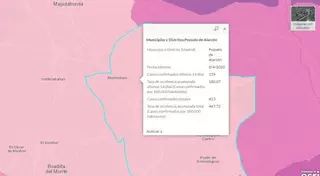 Un mapa interactivo permite consultar los casos de coronavirus confirmados en los municipios de la Comunidad de Madrid