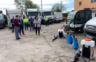 Pérez Quislant agradece la labor del personal del servicio de limpieza y recogida de residuos