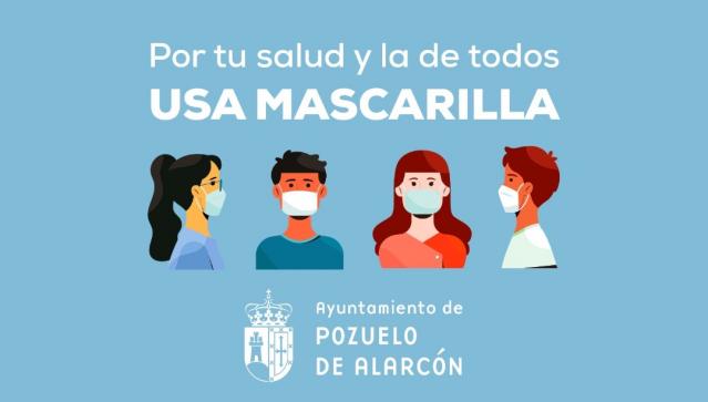 El Ayuntamiento de Pozuelo de Alarcón recuerda el uso obligatorio de las mascarillas
