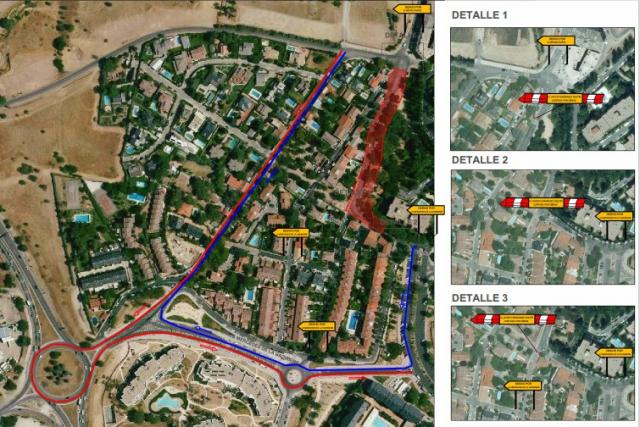 Corte de tráfico por obras en la calle Javier Fernández Golfín desde hoy 28 de julio