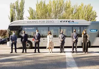 Pozuelo acoge las primeras pruebas en España del bus eléctrico cero emisiones ‘Citea’