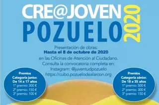 Últimos días para presentar las obras al Certamen CRE@ Joven Pozuelo 2020 