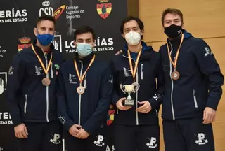 El Club Esgrima Pozuelo gana cuatro medallas en los Campeonatos de España 2019/2020