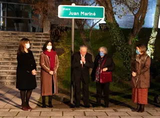 Pozuelo rinde homenaje al director de fotografía Juan Mariné y le dedica una plaza en la Ciudad de la Imagen