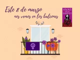 “Nos vemos en los balcones”, la campaña feminista de Somos Pozuelo para el 8 de marzo
