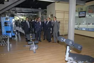 El alcalde inaugura el  Centro Deportivo Municipal Prado de Somosaguas