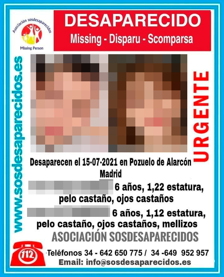 Confusión en Pozuelo ante la presunta desaparición de dos hermanos mellizos de seis años