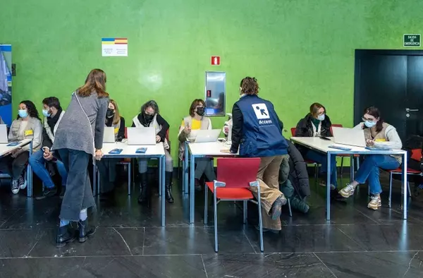 El Centro de Refugiados de Pozuelo atiende a 559 ucranianos y más de 1.800 llamadas en sus tres primeros días de actividad