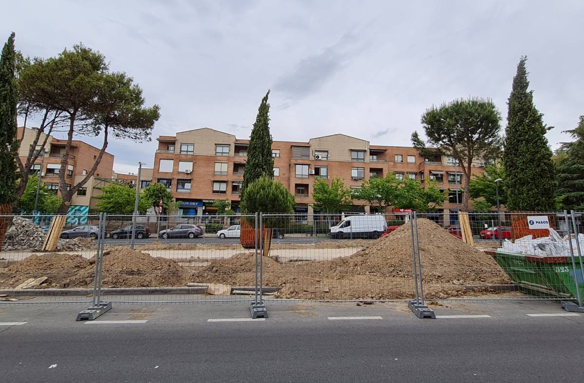 Polémica por las obras del bulevar de la Avenida de Europa