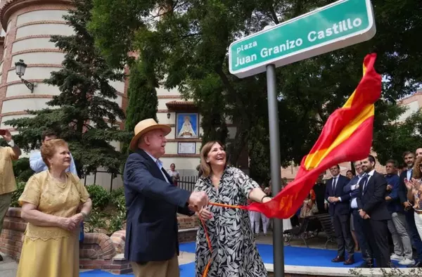 Pozuelo dedica una plaza a Juan Granizo Castillo, presidente de la Congregación de Nuestra Señora de la Consolación 