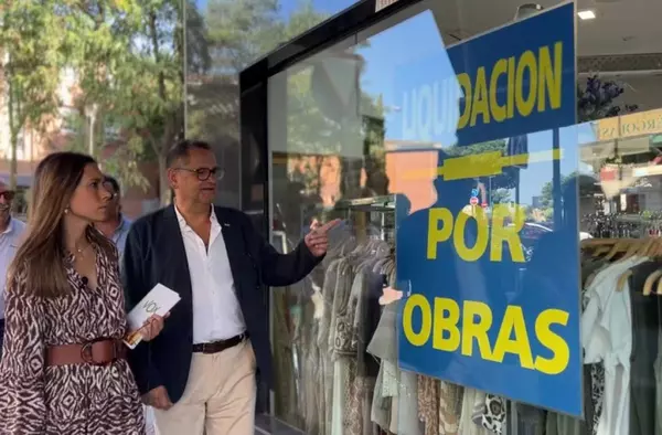 Vox denuncia la situación 'agonizante' de los comerciantes de Pozuelo Pueblo