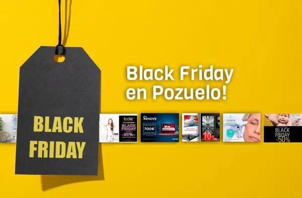 InfoPozuelo.com lanza su Especial Black Friday del comercio local con descuentos hasta del 50%