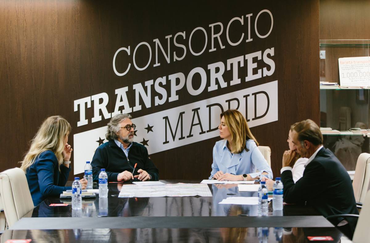 La alcaldesa de Pozuelo y el Gerente del Consorcio Regional de Transportes se reúnen en la Semana de la Movilidad