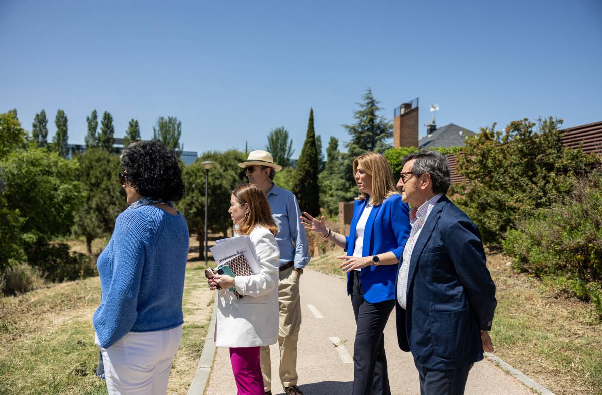 El Ayuntamiento de Pozuelo lleva a cabo mejoras en zonas verdes y aceras de Somosaguas Centro