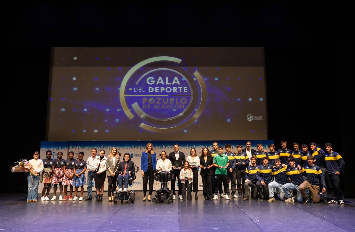 Los deportistas de Pozuelo abarrotaron el Teatro MIRA en una emotiva Gala que premió su talento y esfuerzo