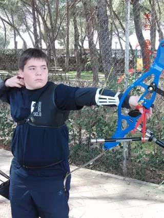 Miguel Azcue alcanza la tercera posición en el Campeonato de España de Tiro con arco de menores de 14 años.