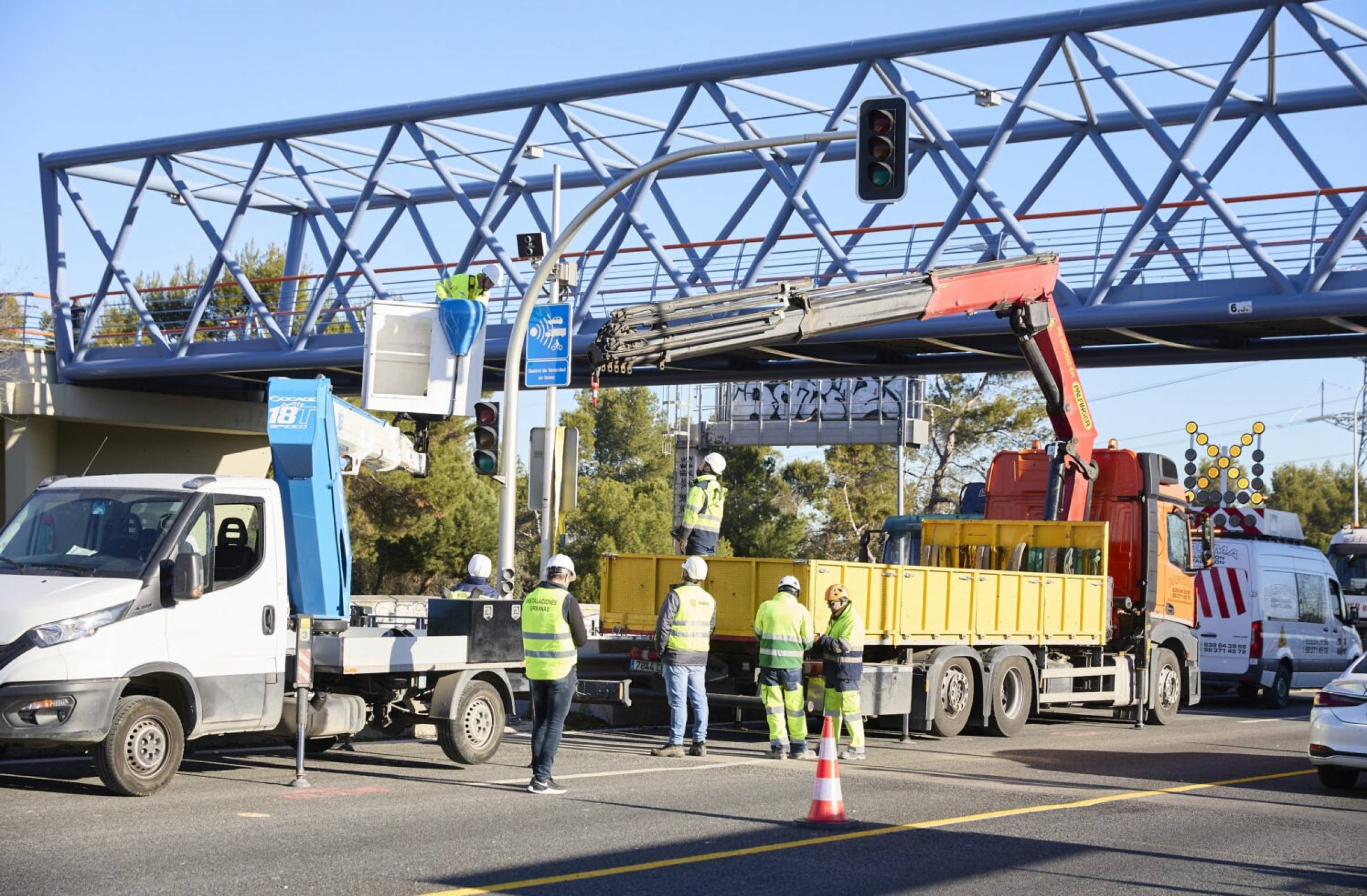 Obras A-5: Cortan el acceso desde la Ctra. Boadilla a la A-5 sentido Madrid