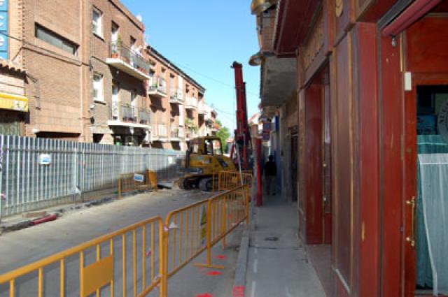 El PSOE denuncia la falta de seguridad en las obras del Padre Vallet.