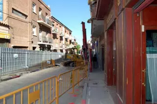 El PSOE denuncia la falta de seguridad en las obras del Padre Vallet.