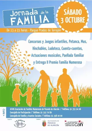 Pozuelo celebrará la II Jornada de la Familia el sábado 3 de octubre
