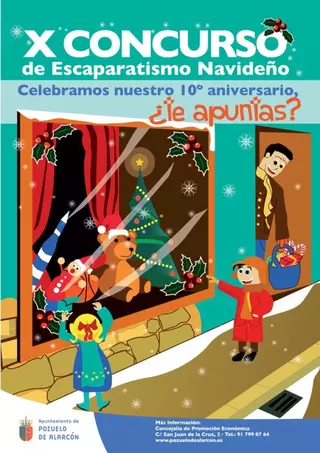 Los vecinos de Pozuelo podrán elegir el escaparate navideño que más les guste
