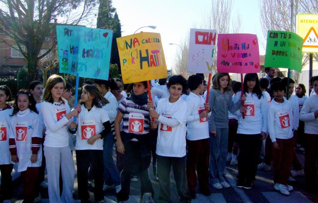 Los escolares de Pozuelo conmemoran el Día Escolar de la No Violencia y la Paz
