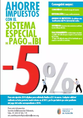 Ahorre con el sistema especial de pago del Impuesto de Bienes Inmuebles