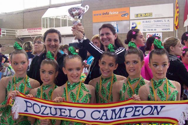 El infantil de Gimnasia Estética de Pozuelo, oro en el Campeonato de España