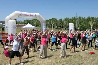 La II edición de Woman Raid concentra a más de 250 mujeres en el Parque Forestal de Somosaguas