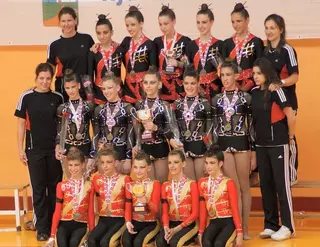La gimnasia rítmica de Pozuelo se proclama campeona de la Comunidad de Madrid