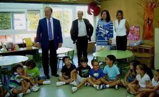 El alcalde de Pozuelo inaugura el curso escolar 2010-2011 en el colegio Infanta Elena