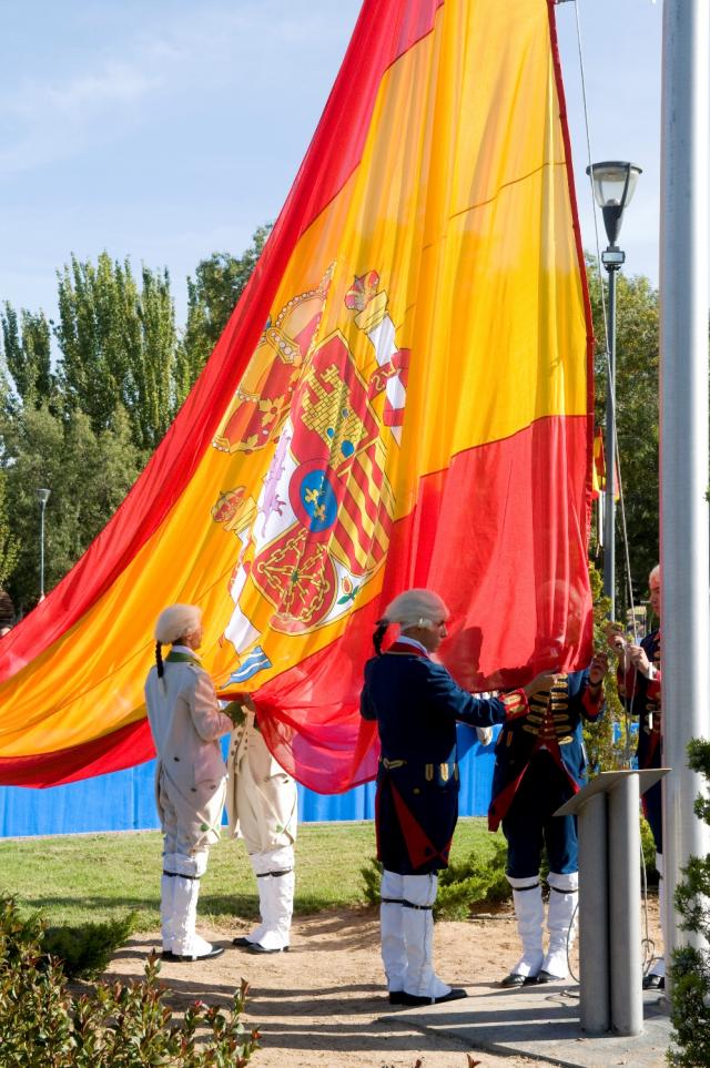 Celebrado por segundo año en Pozuelo el Homenaje a la Bandera de España
