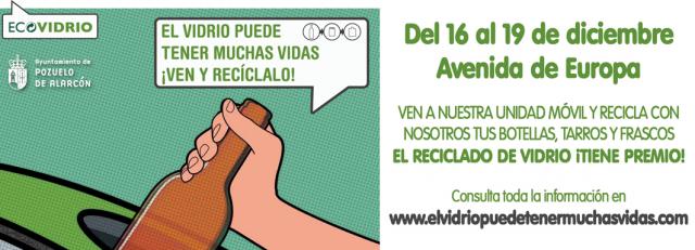 El vidrio puede tener muchas vidas, ¡recíclalo! 
