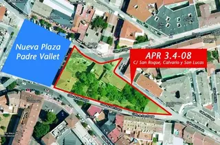 Zonas estanciales y verdes en el entorno de Padre Vallet