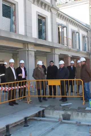 Las obras del NCC de la Plaza de Padre Vallet avanzan a buen ritmo