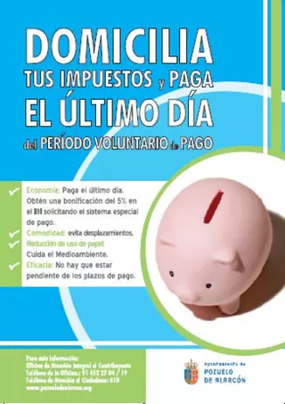 El Ayuntamiento facilita el trámite para el pago de los tributos municipales