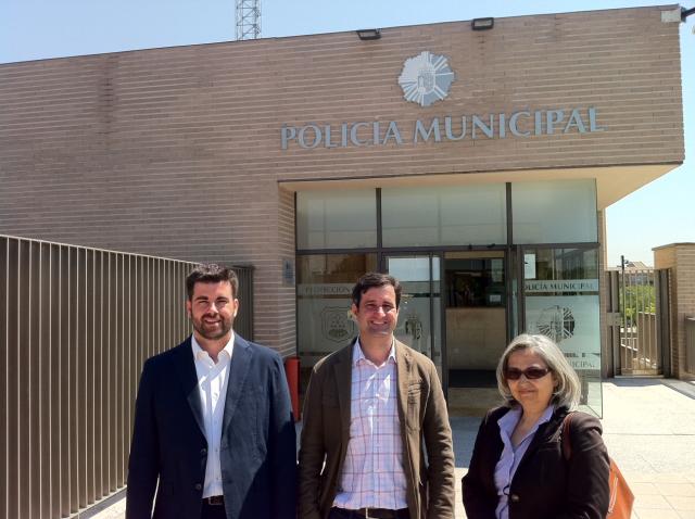 David Cierco visita la Policia Municipal