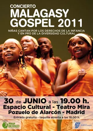 Malagasy Gospel actuará en Pozuelo por los derechos de la infancia
