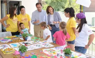 La concejal de Familia clausura la colonia de verano en el Espacio Ocio Pozuelo para niños con alguna discapacidad