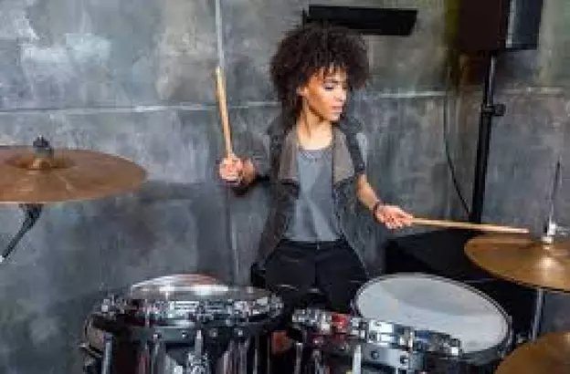 Bateria para tocar en una fiesta