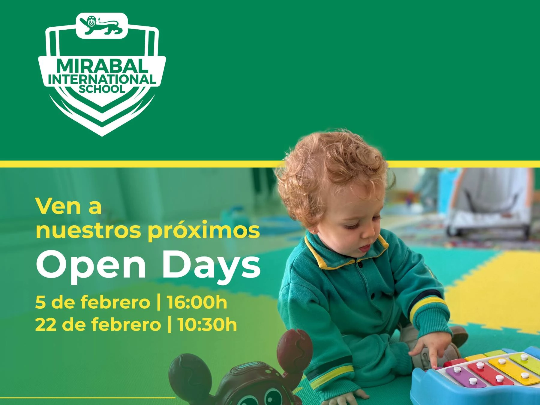 Open Day Mirabal Ciudad Infantil: Para niños de 6 meses a 6 años